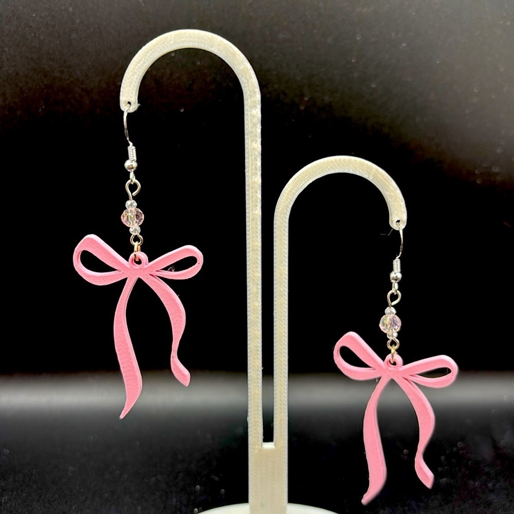 Bow Earrings - Picture 6 of 6